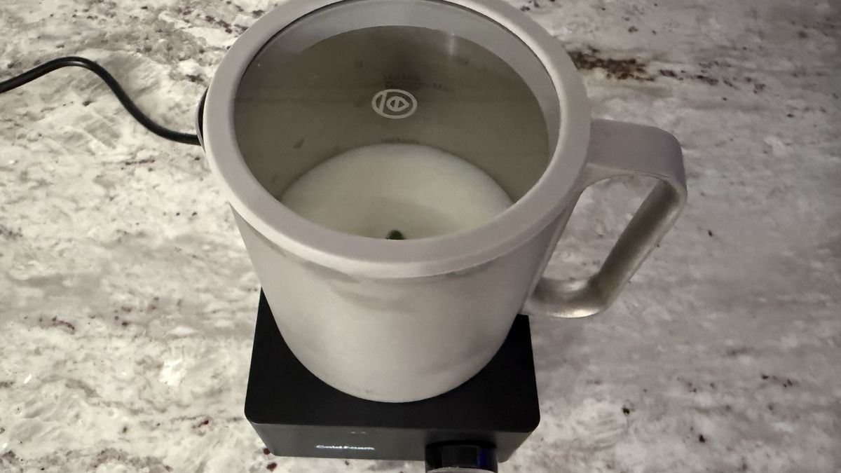 Terra Kaffe Aero cold foam setting