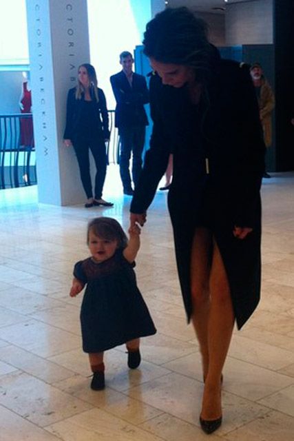 Victoria Beckham and Harper Beckham