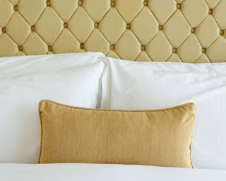 headboard and pillows