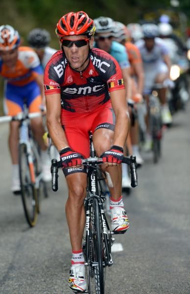 Philippe Gilbert (BMC) sets the pace in the break on stage 14 at the Tour de France