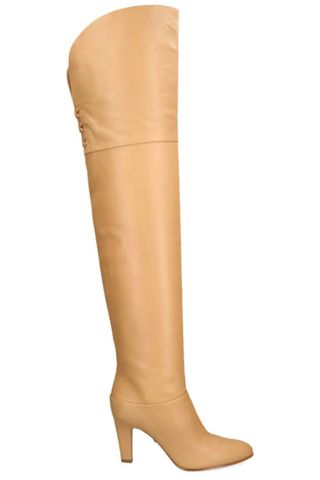 Chloe Leather Eve Over-The-Knee Boots 85