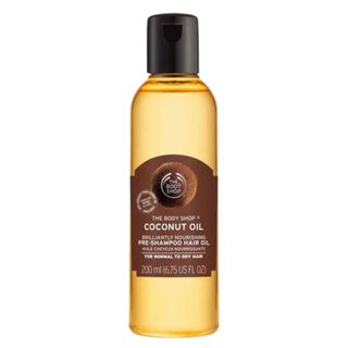 The Body Shop Coconut Oil Brilliantly Nourishing Pre-Shampoo Hair Oil - summer hair care