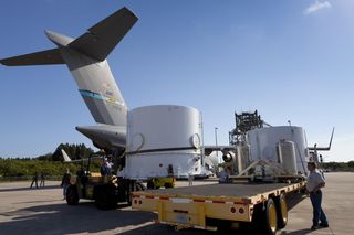 Twin RBSP Spacecraft Arrive at KSC