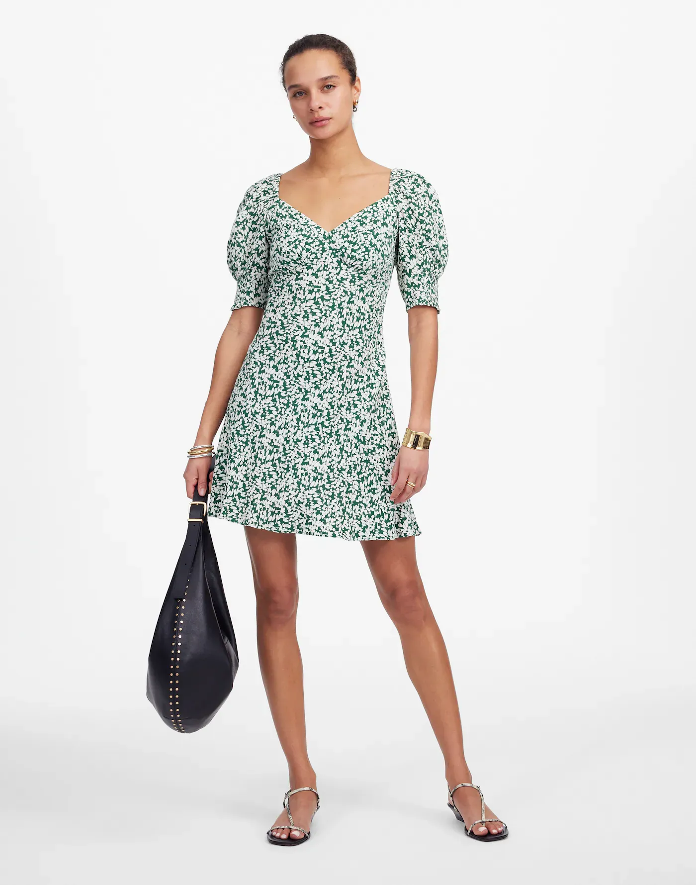 MW, Seamed V-Neck Mini Dress