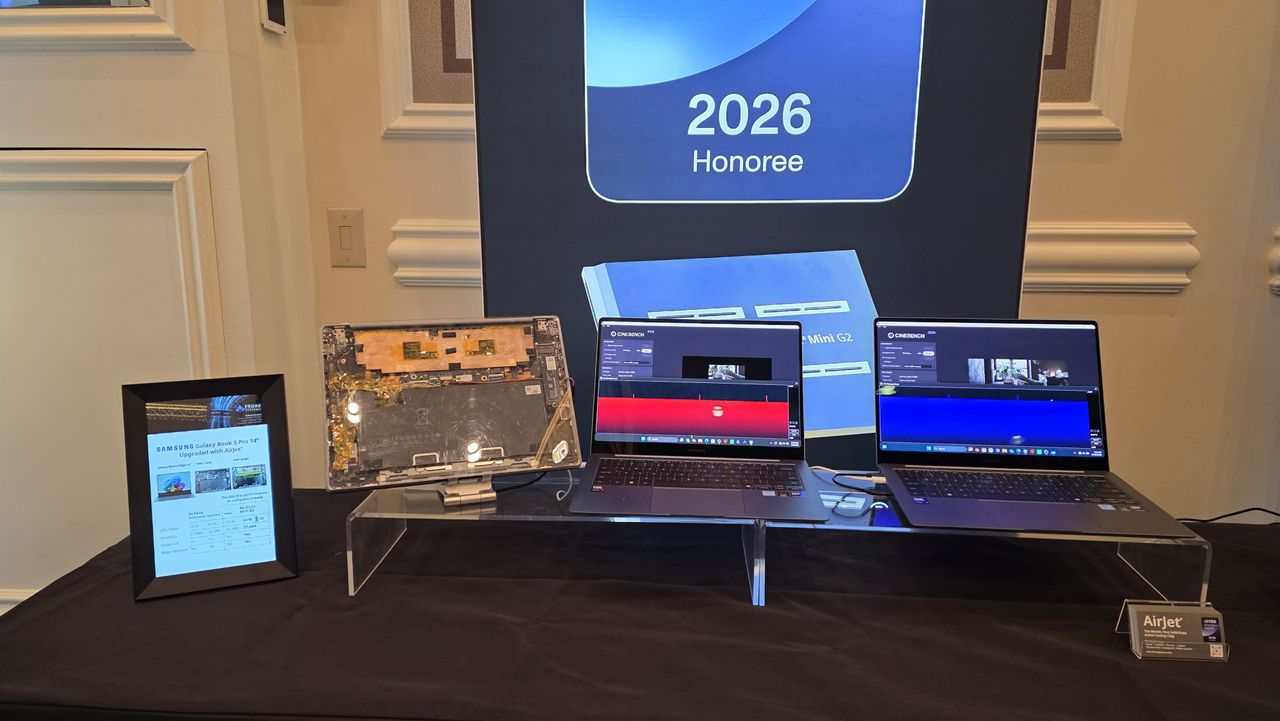 Frore Systems CES 2026 AirJet and LiquidJet live demo