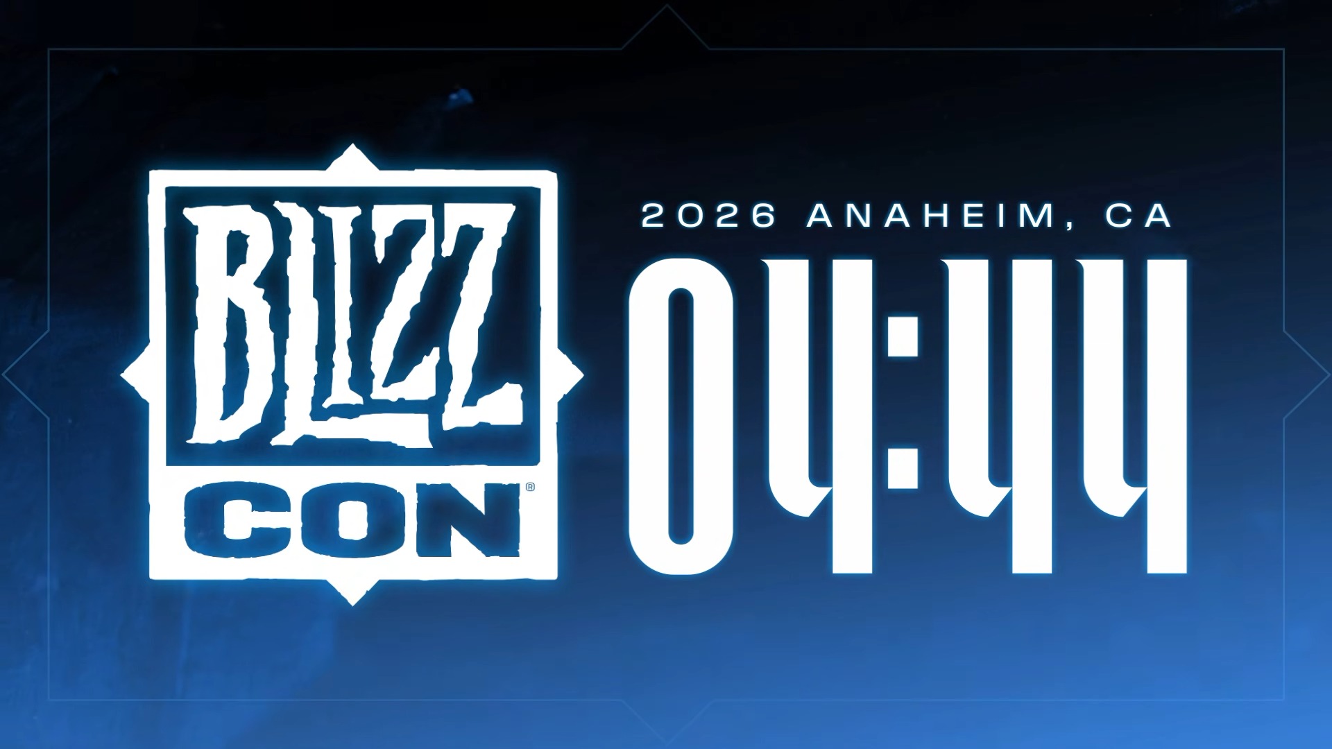 BlizzCon 2026 countdown timer