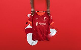 Liverpool 2021/22 home shirt, Nike