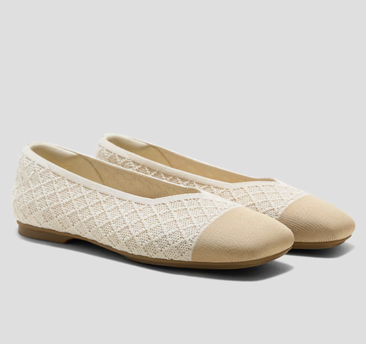 Vivaia, Square-Toe Margot&trade; V-Cut Flats (Margot&trade; 3.0)