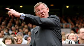 Manchester United manager Sir Alex Ferguson, 2003