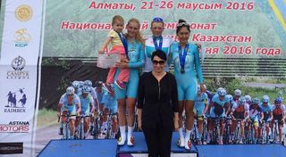 Astana Womens Team sweep Kazakh time trial 2016
