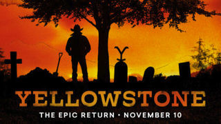 Yellowstone poster for the Western TV show's 'epic return' on November 10 2024