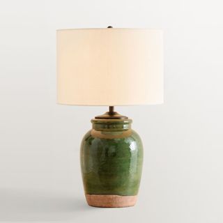 Green Ceramic Table Lamp