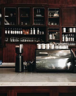 bar clos up inside Arbe Cafe by Omar Degan
