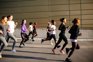 Training tips for a marathon: A group of women marathon training