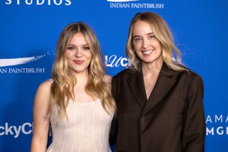 Actress Maisy Stella (L) and writer / director / producer Megan Park attend the Los Angeles Special Screening of Amazon MGM Studios' "My Old Ass" at TreePeople on September 09, 2024 in Beverly Hills, California.