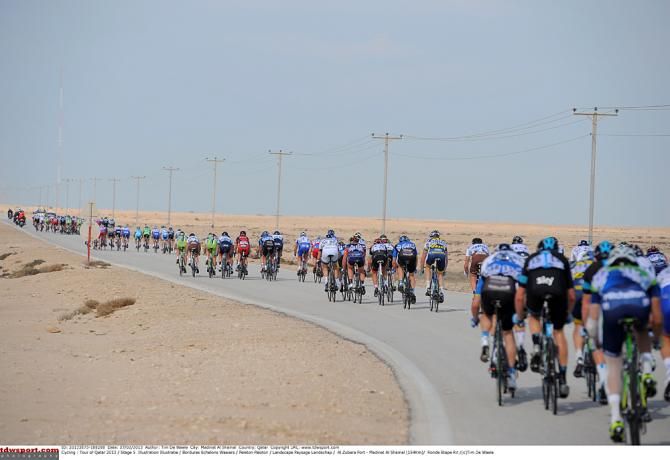 Another day, another echelon in the Tour of Qatar