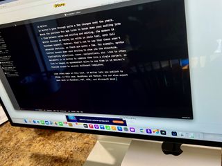 Mac Studio with iA Write