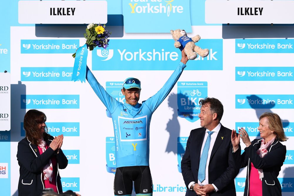 Magnus Cort Neilsen on the Yorkshire podium