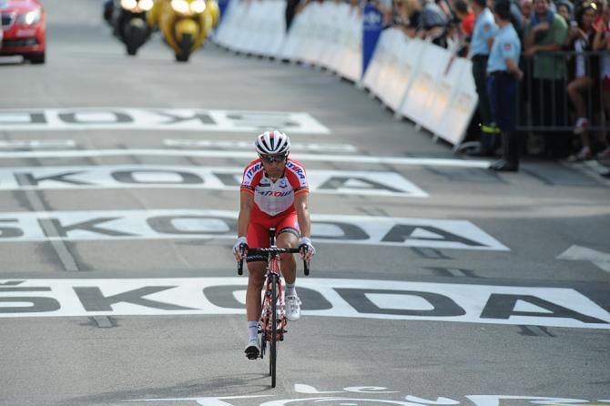 Joaquim Rodriguez (Katusha) comes to the line