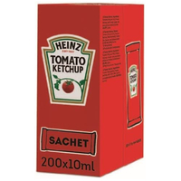 Heinz Tomato Ketchup (10 ml, Pack of 200): £16