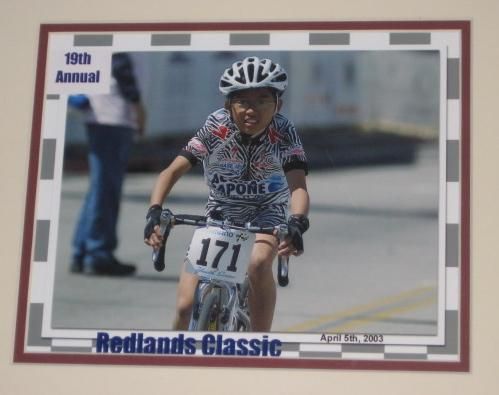 Coryn Rivera races her first Redlands Classic at age 10.