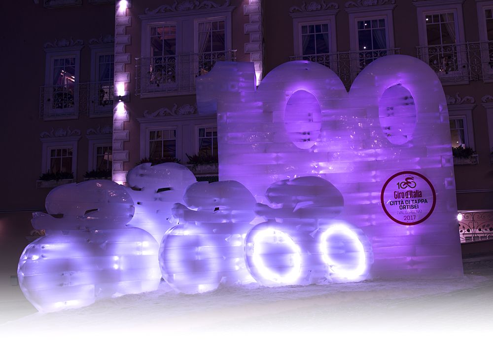 Another ice sculpture in Ortisei