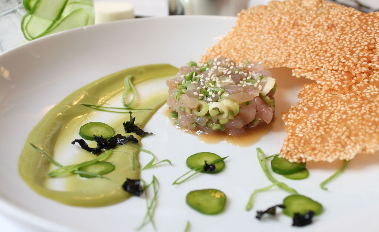 Michel Sarran has partnered with Moran Yanai, chef at Tel Aviv&#039;s Hotel Montefiore, to concoct a transposed French menu