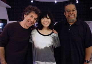 Simon with Hiromi Uehara and Anthony Jackson