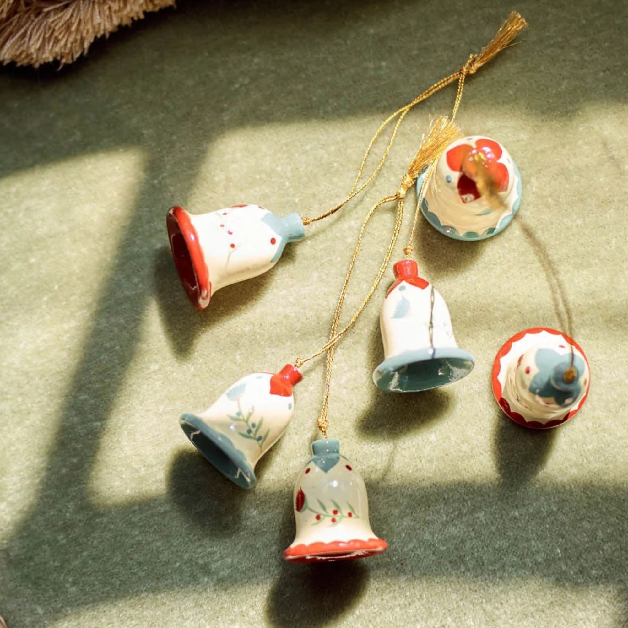 painted bell decorations