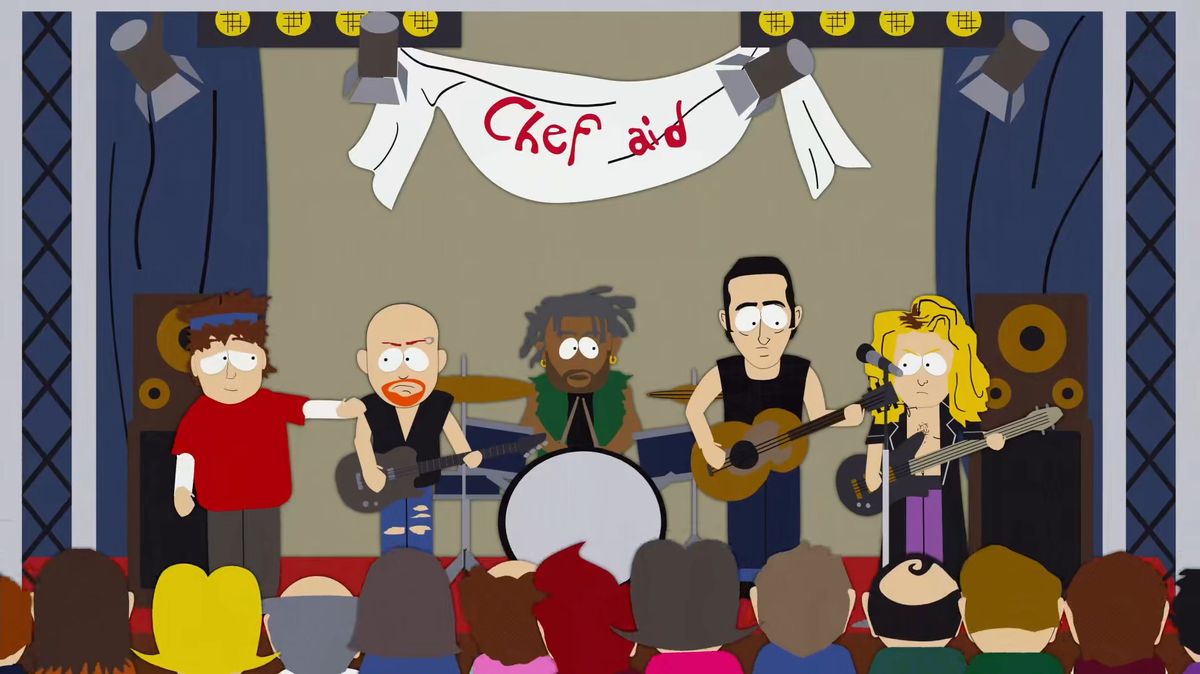 Joe Strummer appeared at the Chef Aid benefit