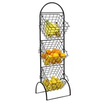 Sorbus 3-Tier Basket Stand Sorbus 3-Tier Basket Stand