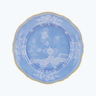 abc carpet and home ginori blue plate