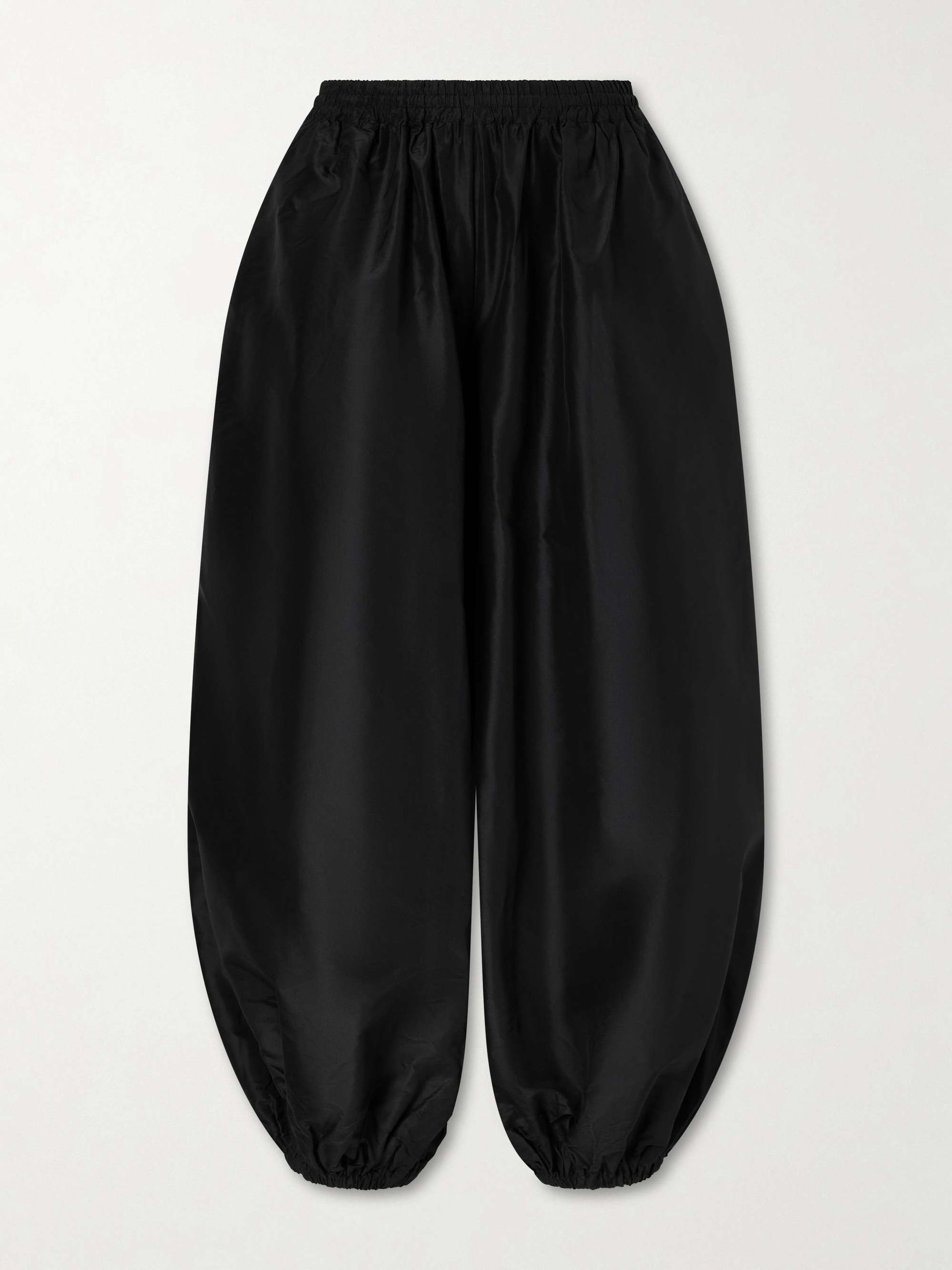 Sofia Silk-Taffeta Wide-Leg Pants