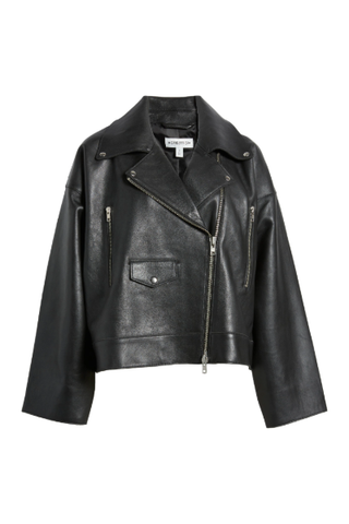 Nordstrom Leather Moto Jacket (Was $349) 