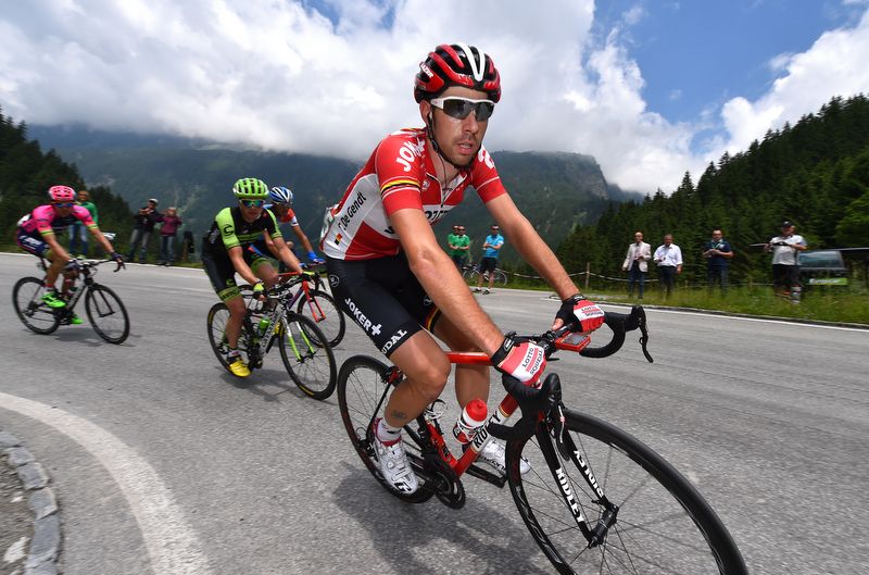 Thomas De Gendt (Lotto-Soudal) in the breakaway