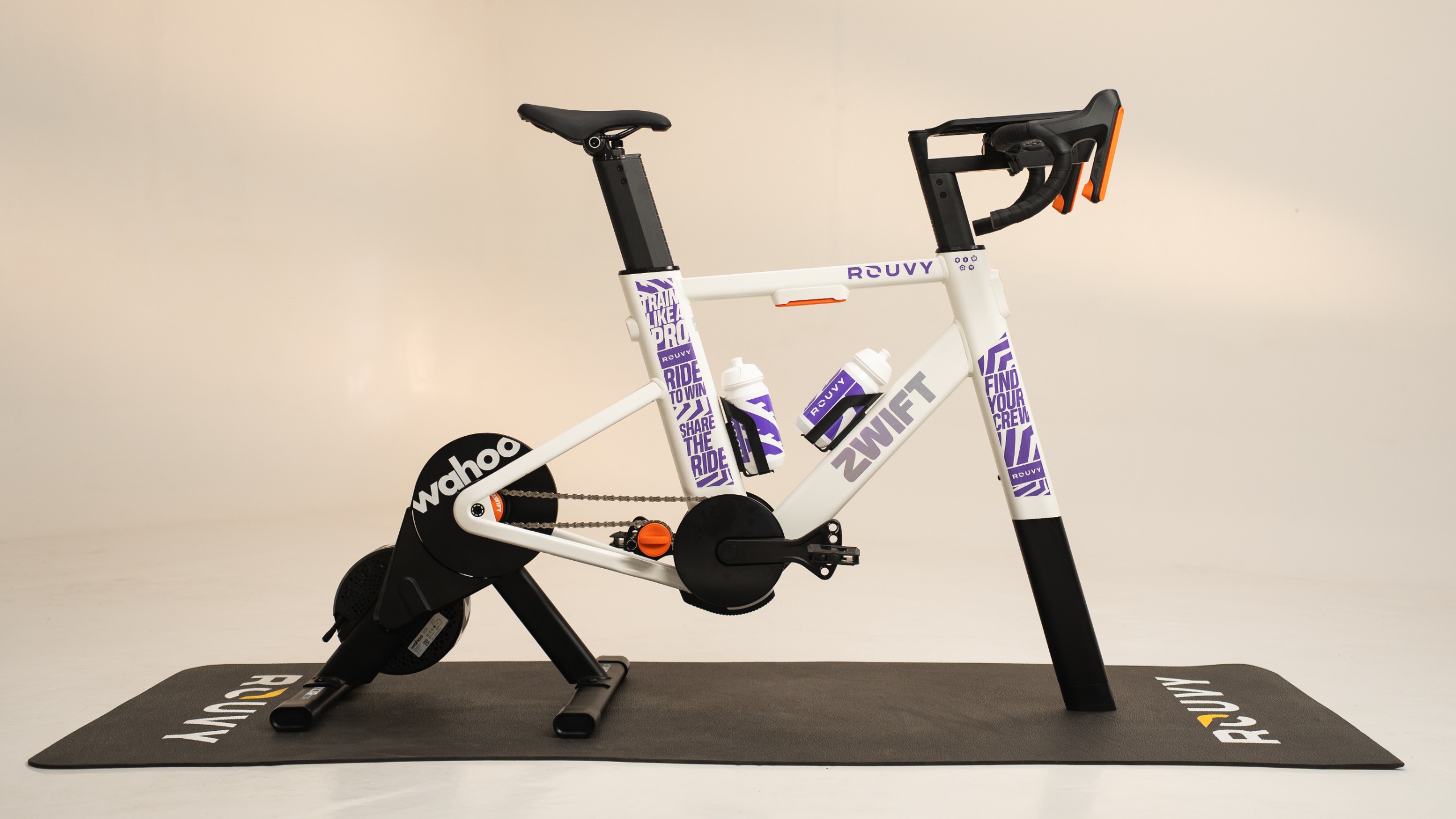 The Rouvy Edition Zwift Ride side on showing the Rouvy personalisation