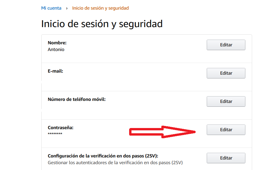How to change pass