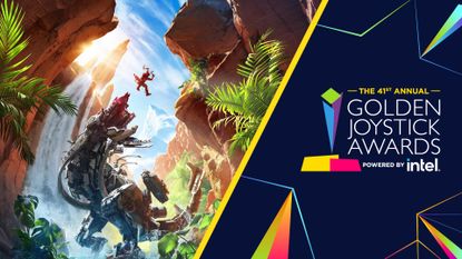 Horizon Call of the Mountain winning at the Golden Joystick Awards 2023