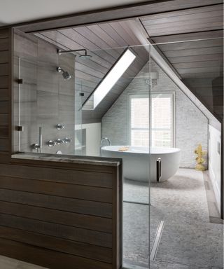 A bathroom designed by Rill Archietcts