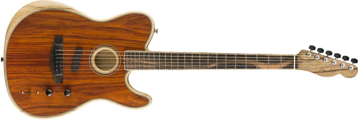 Fender American Acoustasonic Exotic acoustic electric guitars