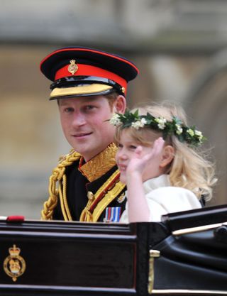 Prince Harry at Kate Middleton's wedding to Prince William