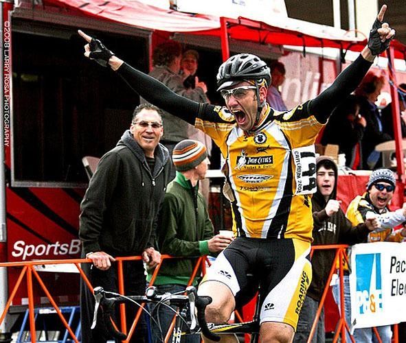 After 3 years and countless hours of training Matt Peterson (Roaring Mouse Cycles)