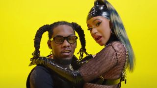 Cardi B and Offset music video for Clout