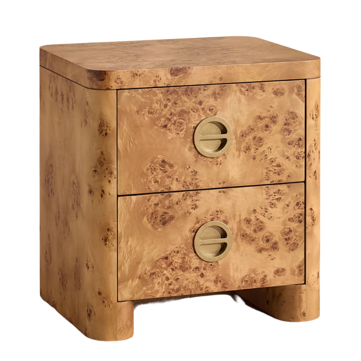 Soho Home, Warwick Bedside Table, Mappa Burl