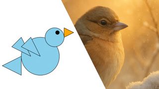 ChatGPT images generated a year apart.