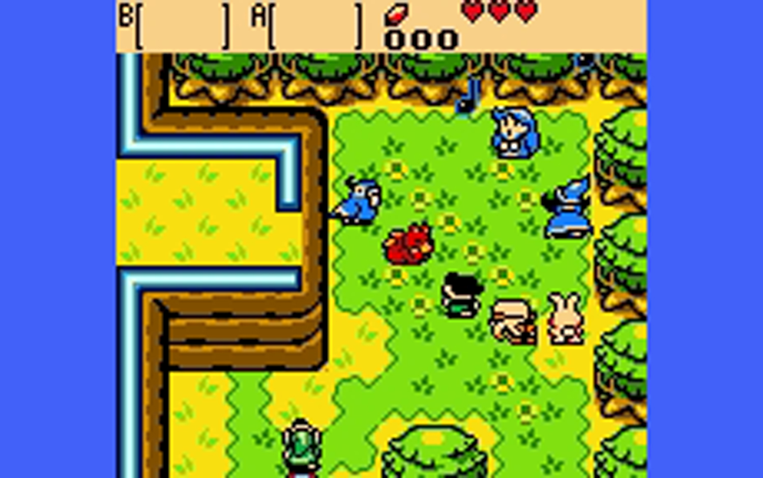 A screenshot from The Legend of Zelda: Oracle of Ages