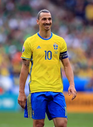 Sweden’s Zlatan Ibrahimovic came out of international retirement in March