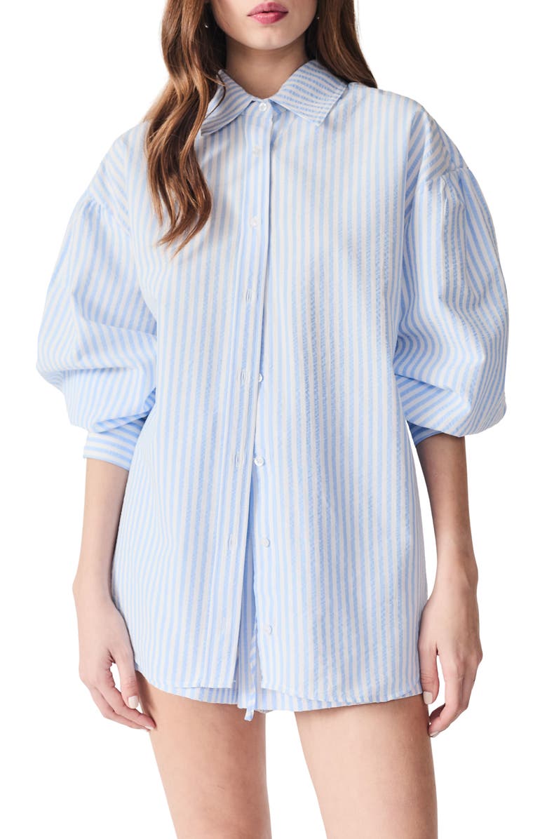 Stripe Button-Up Shirt