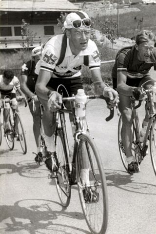 Ken Mitchell, Tour de France 1955. Photo: Cycling Weekly archive