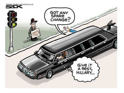 Political cartoon Hillary Clinton